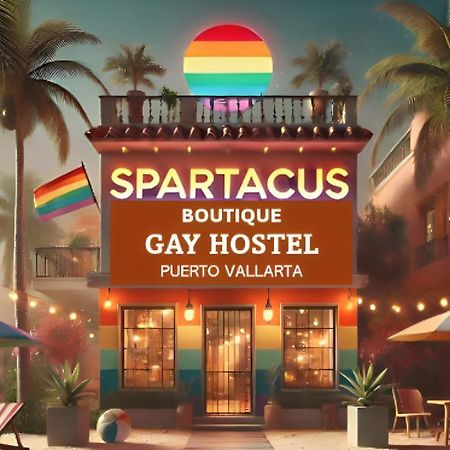 Spartacus Hostel Boutique For Men Puerto Vallarta Exterior foto